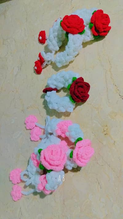 Crochet Flower Gajra