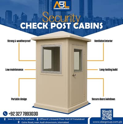 Portable Prefabricated Security Cabin