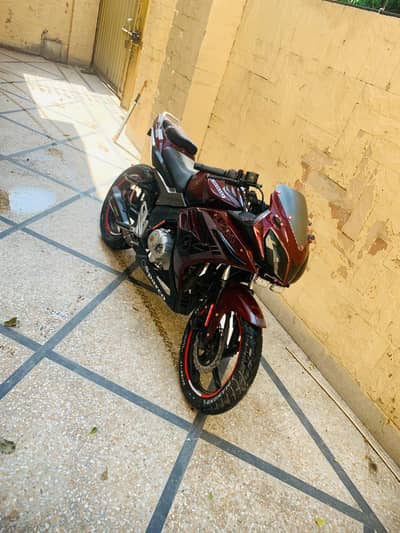 super power 250 cc full loded bike 10by10 exchange possible 125/ 70c