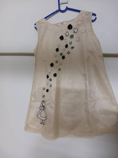 girls hand work frock