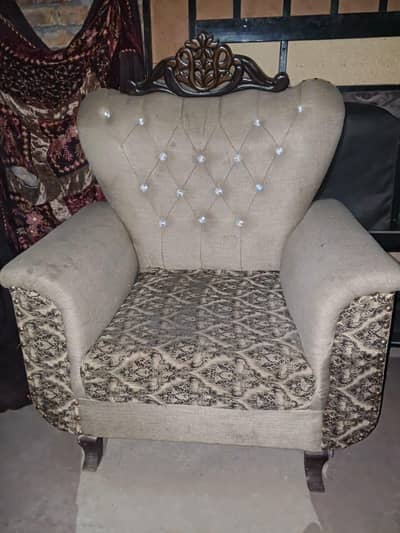 5 seater king size Taj Sofa with 2 cover