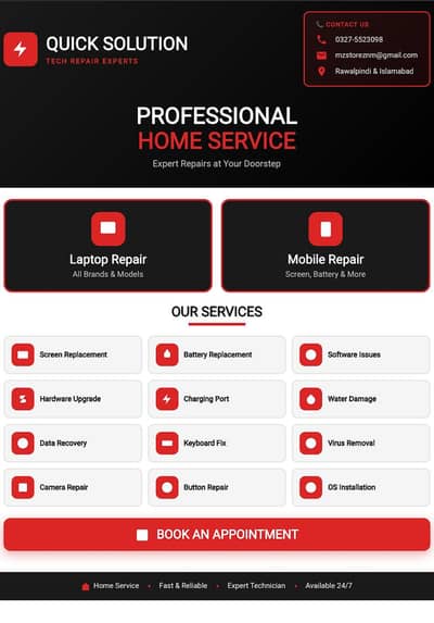 "Get Your Device Fixed Today - Laptop & Mobile Repair"