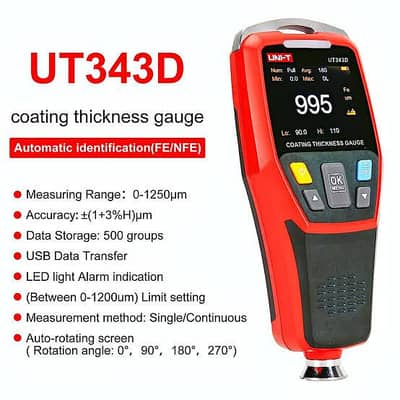 UT-343D Car Paint thickness Tester