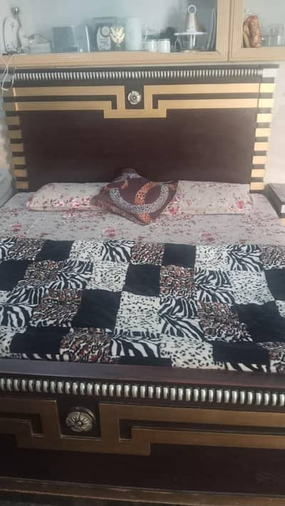 double Bed, Single bed, Side table & iron table