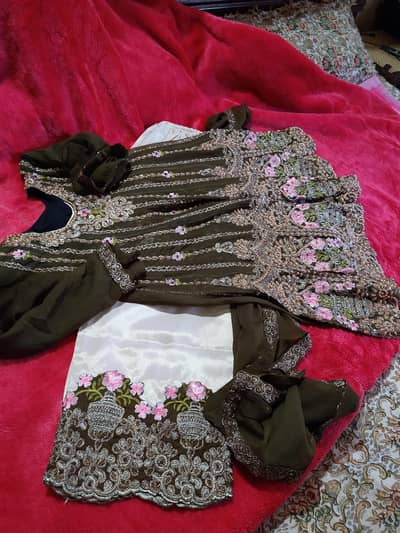 Heavy Embroidered Party Wear Dress for Sale