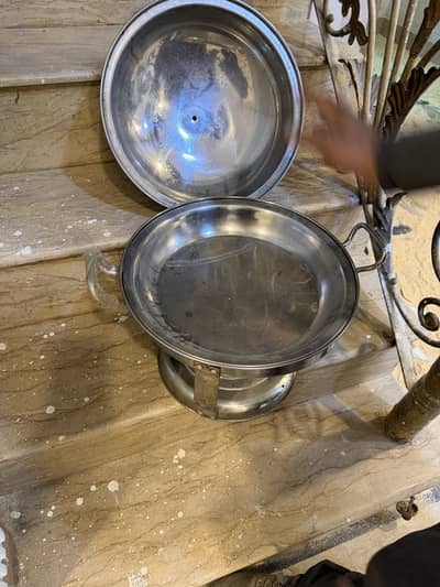 Stainless steel Buffet Dishes contact 03238400777