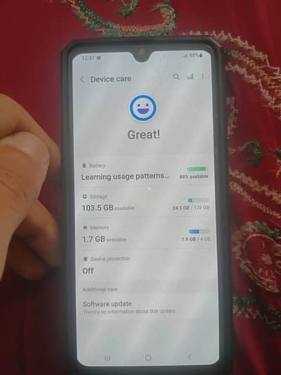 Samsung galaxy a31 4/128 for sale  what'sapp 03344675751