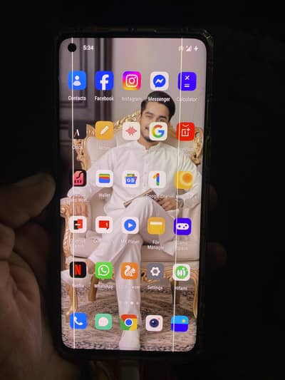 Oneplus 8 for sale 12/256gb online 2 lines in panel