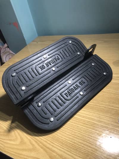 Bike side footrest with high Quality rubber