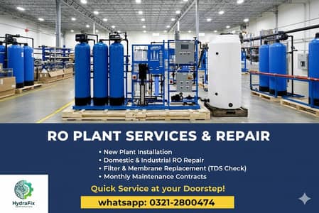 HydraFix: Complete RO Plant Solutions & Services