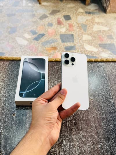 iphone 16 Pro Max with Box 512GB Brand New Phone Waterpack