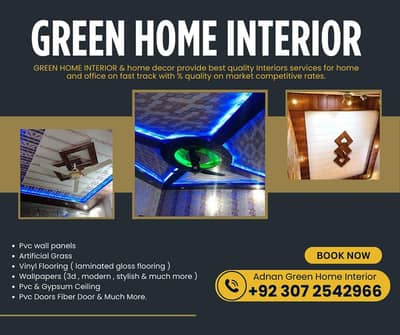 Ceiling / WPC PVC Panel / Wallpaper/ Wooden Vinyl Floor/ Blind/Molding