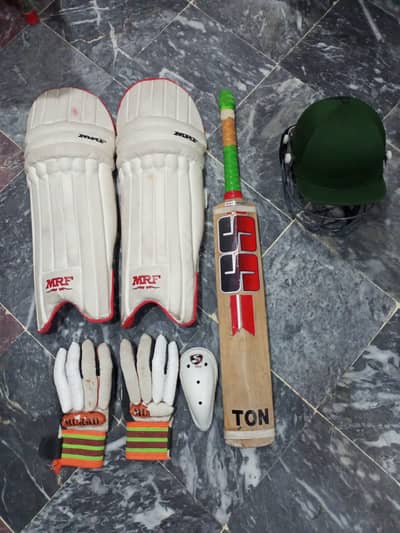 “Match-Ready Cricket Kit – SS Bat & All Accessories”