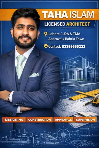 Licensed Architect Lahore | LDA & TMA Approval • House&Interior Design