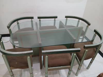 Dining table with chairs for sale