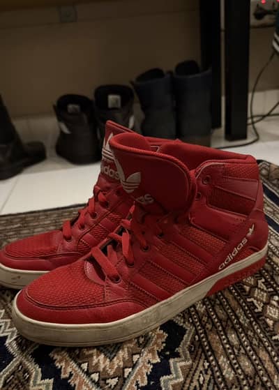 Adidas Red.