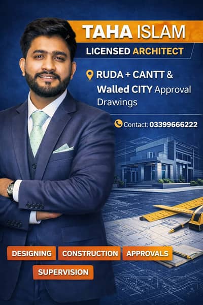 Certified Approval Drawings: RUDA, CANTT & Walled City Specialists