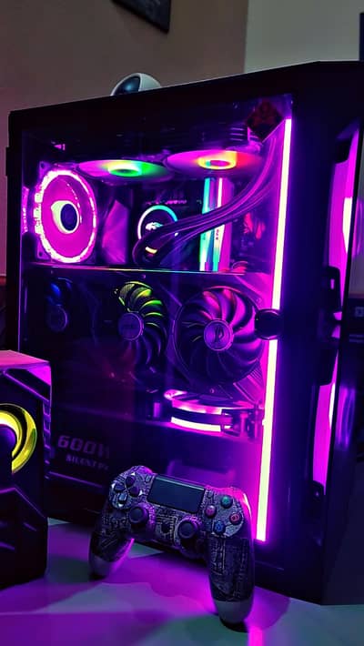 Gamdiaz Apollo E2 Elite Gaming Case with ARGB fans and Controller