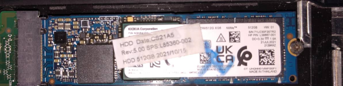 kioxia ssd m2 nvme  512gb