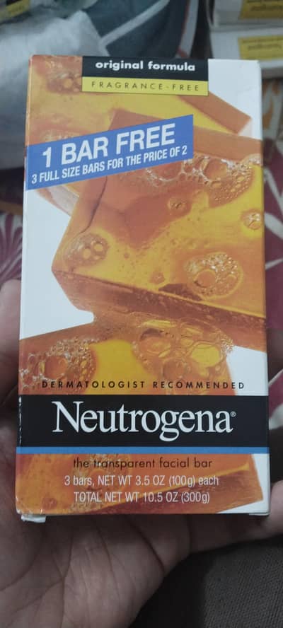 neutrogena original transparent facial bar
