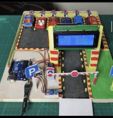 Arduino car parking student project
