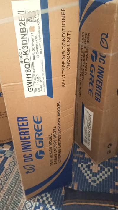 GREE SPLIT NEW AC MADE IN THAILAND DC INVERTER T3 COMPRESSOR IMPORTED