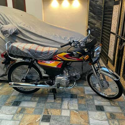 Honda CD 70 Black 2026 sticker | 1st Owner