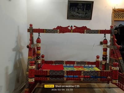 Wooden comfortable jhoola adds charm