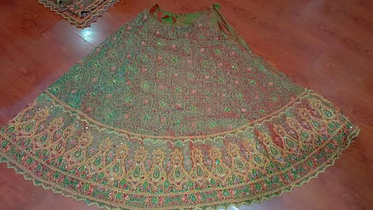 Bridal lehenga only one day used contact number 03228085220