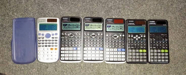 5 CASIO 1 CTIFREE SCIENTIFIC CALCULATORS FX991ES PLUS