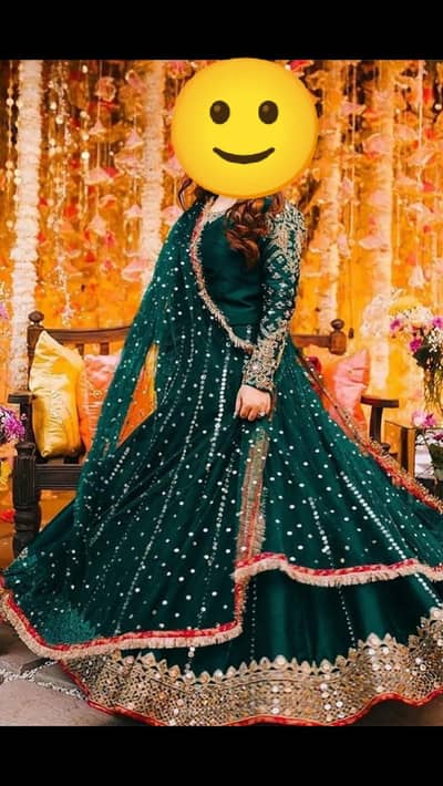 A Beautiful Sleek Green maxi dress | Bridal/Formal Wear