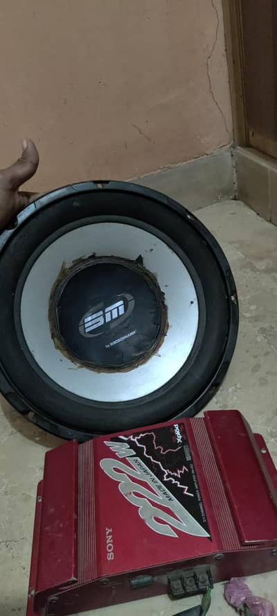 woofer and amp