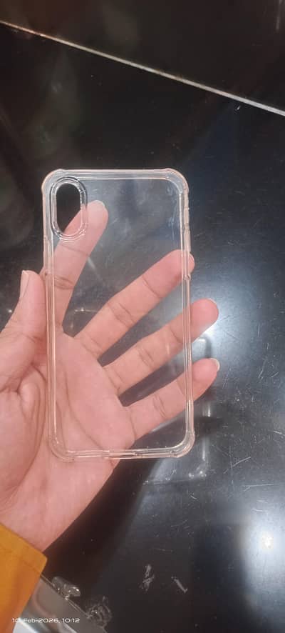 transparent cover iphone X 20 days used only