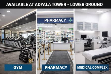 Commercial Hall Available For Gym, Pharmacy &Amp; Medical At Adyala Tower