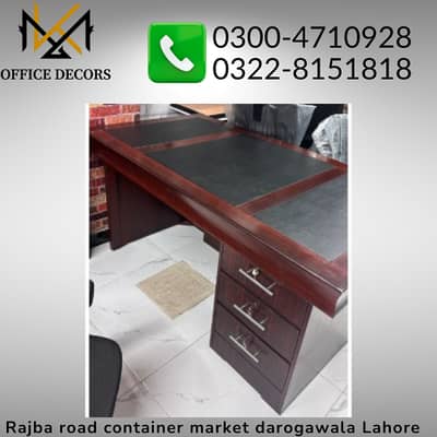 Polish Executive Table - Table with Side rack - Executive table