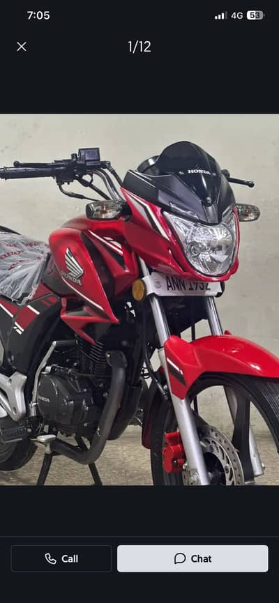 HONDA CB150F (2022) genuine mileage