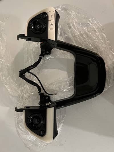 Prius multi media steering control