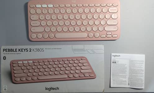 Logitech Pebble Keys 2 K380S Bluetooth New Keyboard (used few minutes)