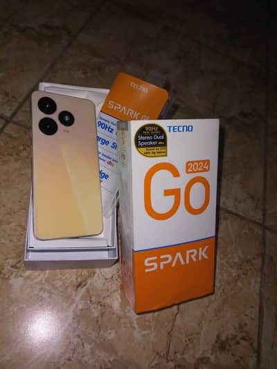 Tecno Spark Go 2024 4GB/64GB Fresh Condition PTA Approved