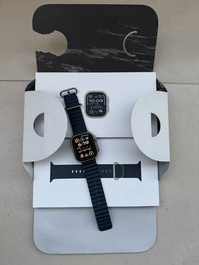 Apple Watch Ultra 2 with Complete Box and Extra Straps