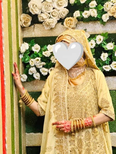 Walima Bride Golden Maxi