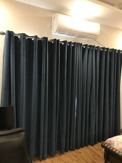 Dark Blue Curtains