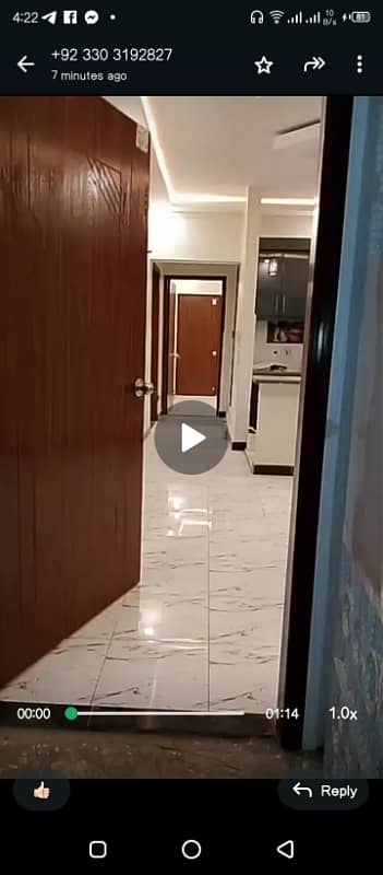 flat for sale bed dd Gulshan Iqbal Block 10a first floor two side corner