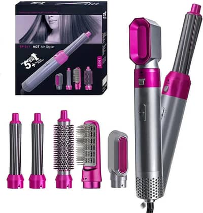 5 in 1 hair curler & straightener
