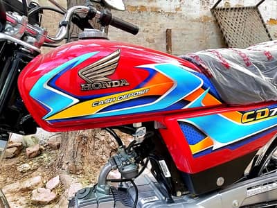 Honda CD70 Red zero meter