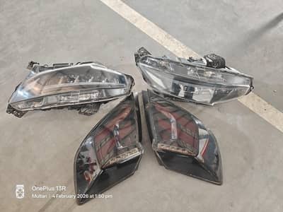 Honda civic type R lights and body kits