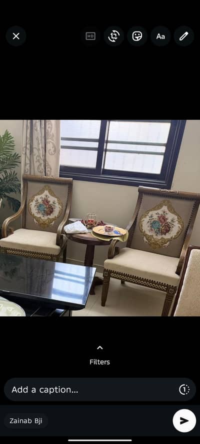 coffee chair with table