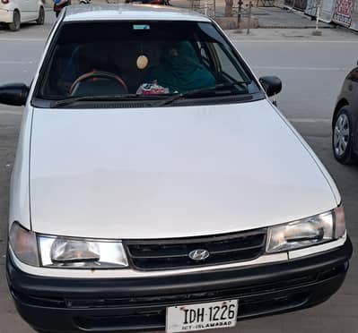 Well Maintained Hyundai Excel 1993 | White | Ready to Drive