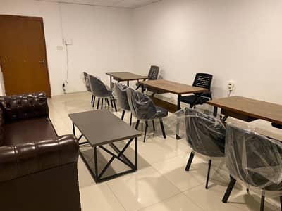 596 sqft furnished office available on rent