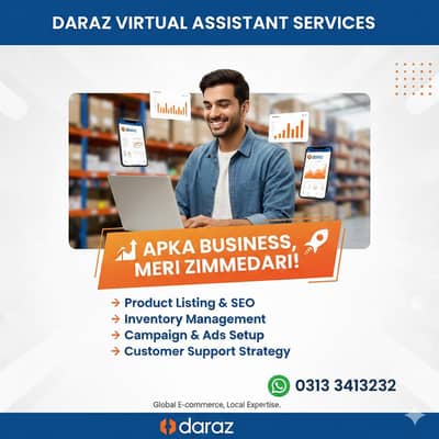 Daraz Store Management & SEO Expert - Complete VA Services